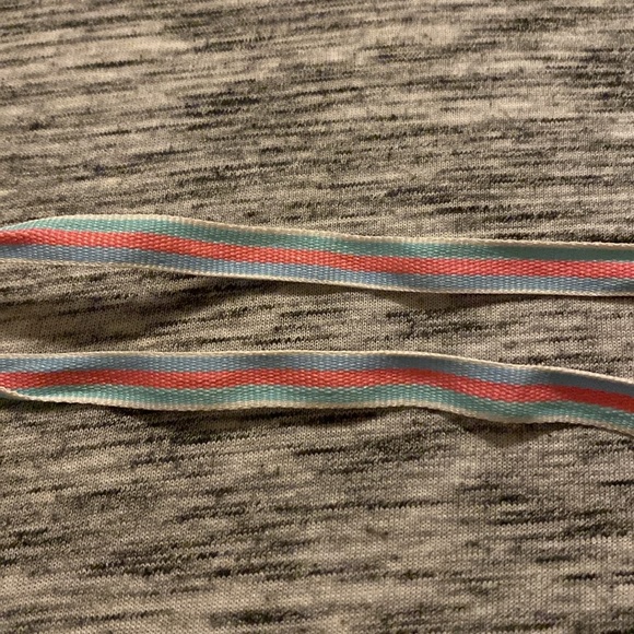 2 Pairs of Y2K Shoelaces Happy Bunny “Cute But Psycho” and Pink / Blue Stripe - Picture 8 of 16